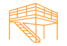 Provision of Mezzanine on the ground floor allowing flexible sizes